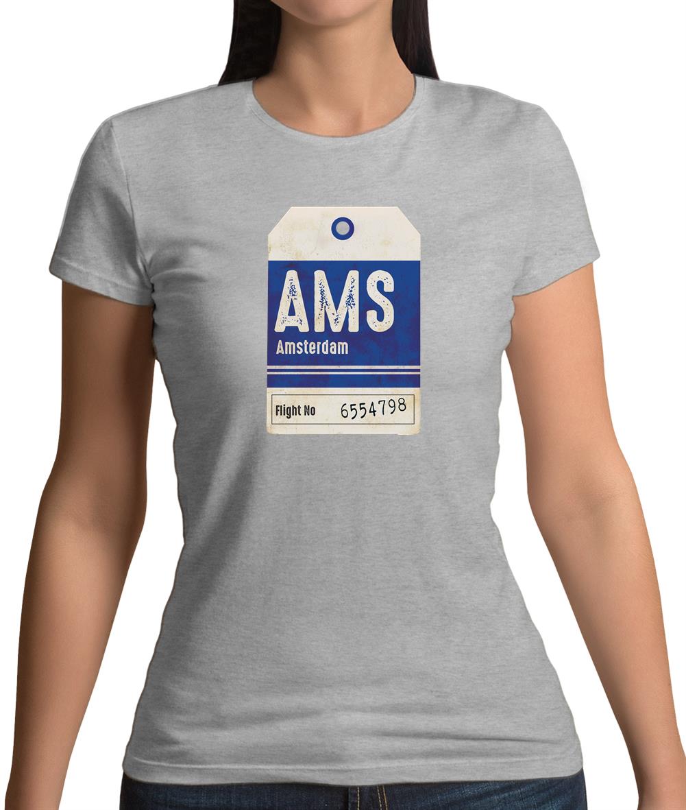 Amsterdam Tag Womens T-Shirt