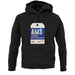 Amsterdam Tag unisex hoodie