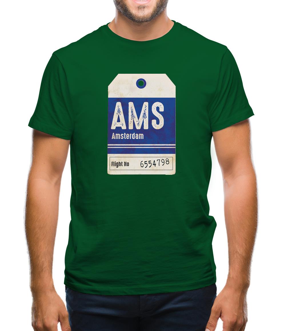 Amsterdam Tag Mens T-Shirt