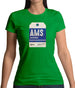 Amsterdam Tag Womens T-Shirt