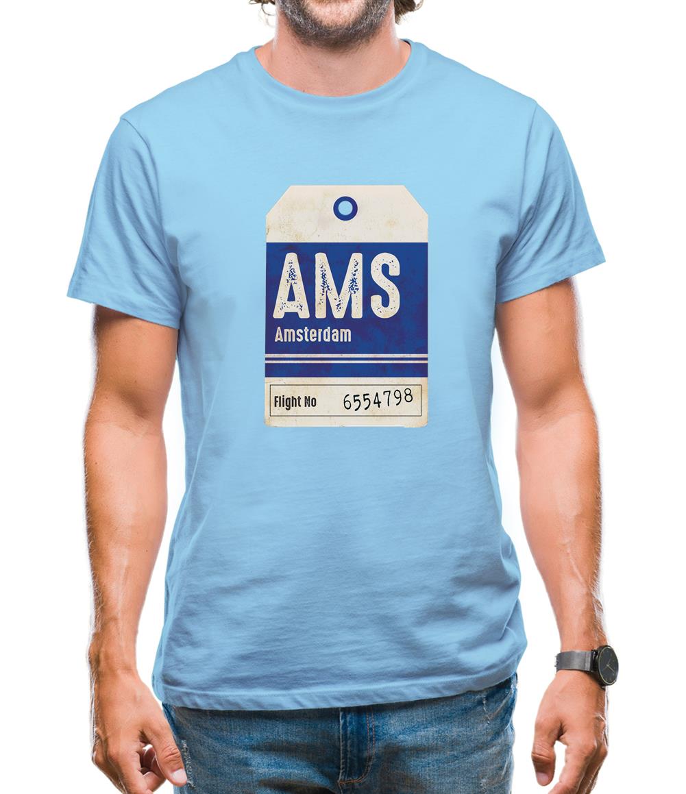 Amsterdam Tag Mens T-Shirt