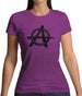 Anarchy Symbol Womens T-Shirt