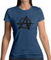 Anarchy Symbol Womens T-Shirt