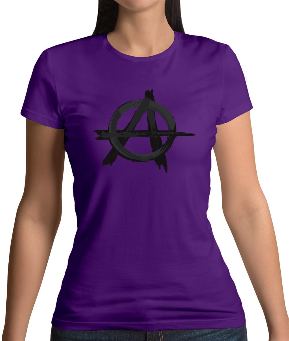 Anarchy Symbol Womens T-Shirt