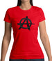 Anarchy Symbol Womens T-Shirt