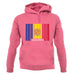 Andorra Barcode Style Flag unisex hoodie