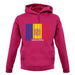 Andorra Barcode Style Flag unisex hoodie