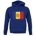 Andorra Grunge Style Flag unisex hoodie