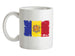 Andorra Grunge Style Flag Ceramic Mug