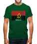 Angola Barcode Style Flag Mens T-Shirt