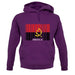 Angola Barcode Style Flag unisex hoodie