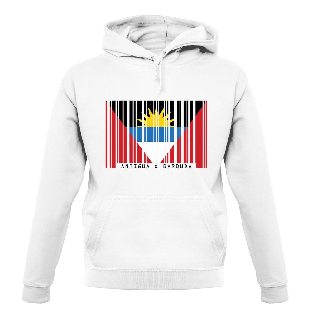 Antigua And Barbuda  Barcode Style Flag unisex hoodie