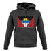 Antigua And Barbuda  Barcode Style Flag unisex hoodie