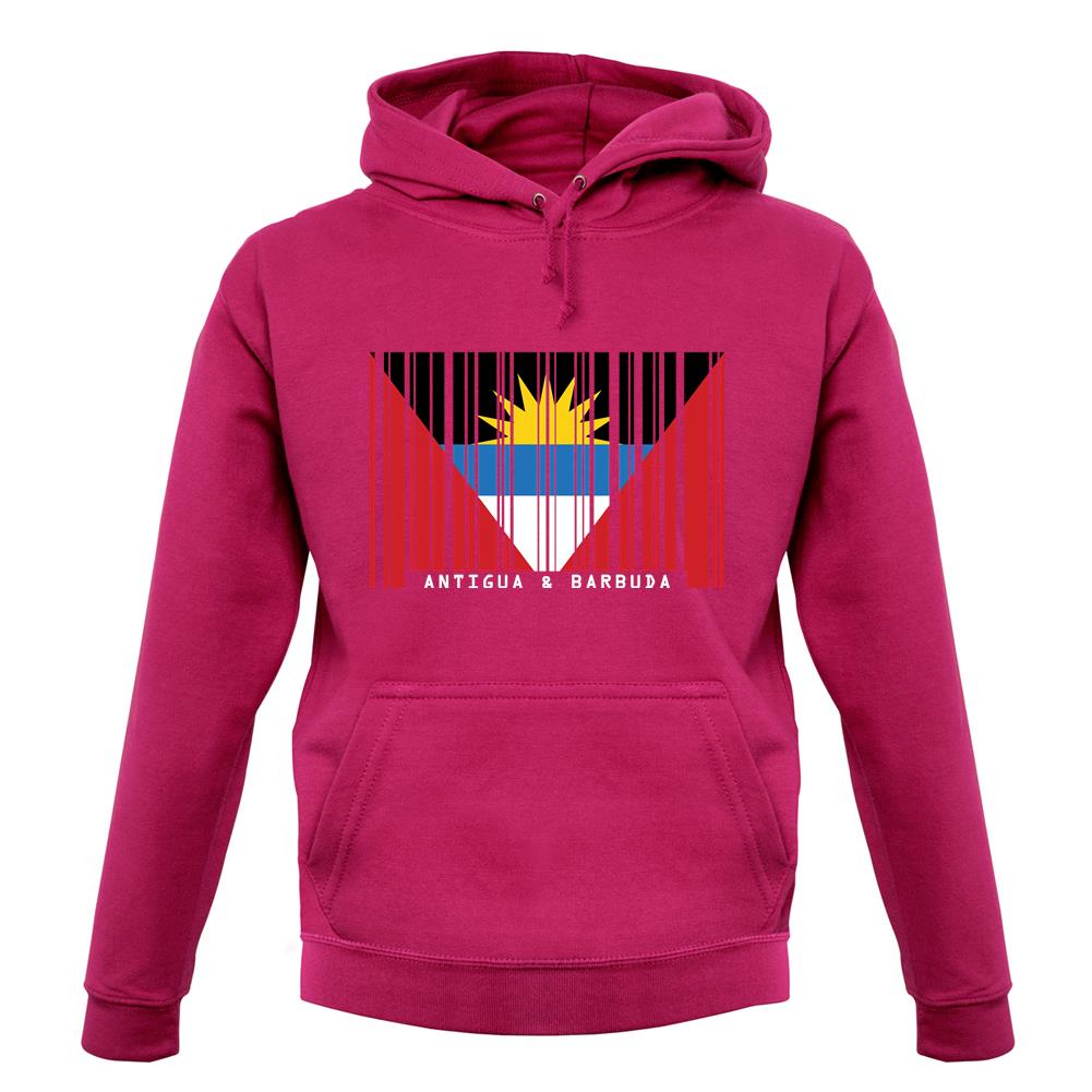Antigua And Barbuda  Barcode Style Flag unisex hoodie