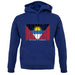 Antigua And Barbuda  Barcode Style Flag unisex hoodie