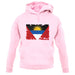 Antigua And Barbuda Grunge Style Flag unisex hoodie