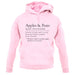 Apples & Pears Defenition unisex hoodie