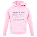 Apples & Pears Defenition unisex hoodie