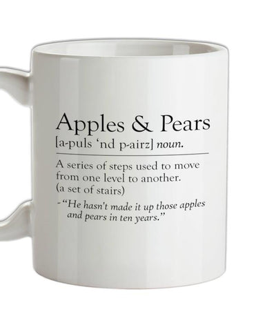 Apples & Pears Defenition Ceramic Mug