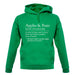 Apples & Pears Defenition unisex hoodie