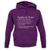 Apples & Pears Defenition unisex hoodie