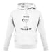 Appletini Easy On The Tini unisex hoodie