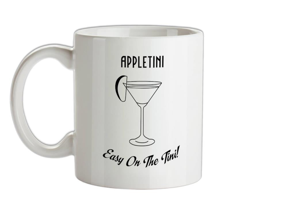 Appletini Easy On The Tini Ceramic Mug