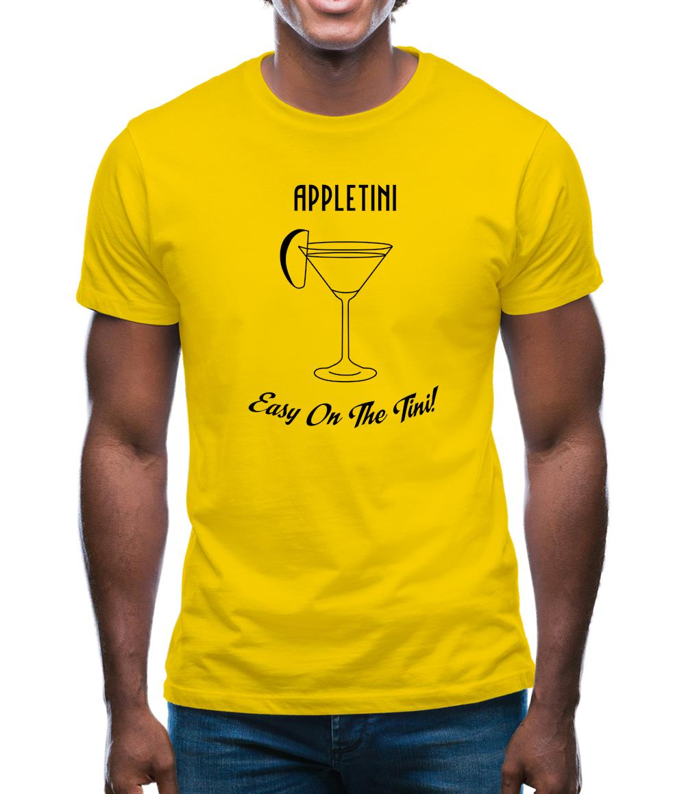 Appletini Easy On The Tini Mens T-Shirt