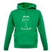 Appletini Easy On The Tini unisex hoodie