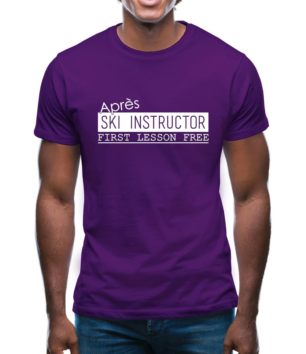 Apres Ski Instructor Mens T-Shirt