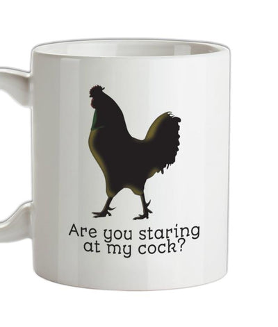 Staring At My Cock Ceramic Mug