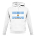 Argentina Barcode Style Flag unisex hoodie