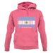 Argentina Barcode Style Flag unisex hoodie