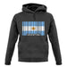 Argentina Barcode Style Flag unisex hoodie