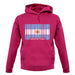 Argentina Barcode Style Flag unisex hoodie