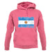 Argentina Grunge Style Flag unisex hoodie