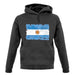 Argentina Grunge Style Flag unisex hoodie