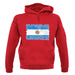 Argentina Grunge Style Flag unisex hoodie