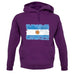 Argentina Grunge Style Flag unisex hoodie