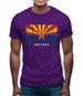 Arizona Barcode Style Flag Mens T-Shirt