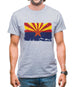 Arizona Grunge Style Flag Mens T-Shirt