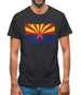 Arizona Grunge Style Flag Mens T-Shirt