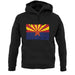 Arizona Grunge Style Flag unisex hoodie