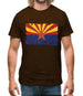 Arizona Grunge Style Flag Mens T-Shirt