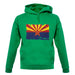 Arizona Grunge Style Flag unisex hoodie