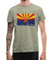 Arizona Grunge Style Flag Mens T-Shirt