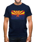 Arizona Grunge Style Flag Mens T-Shirt