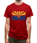Arizona Grunge Style Flag Mens T-Shirt