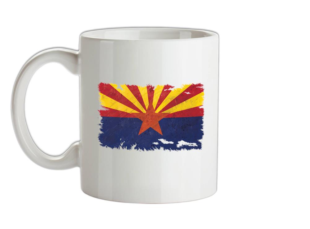 Arizona Grunge Style Flag Ceramic Mug