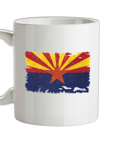 Arizona Grunge Style Flag Ceramic Mug